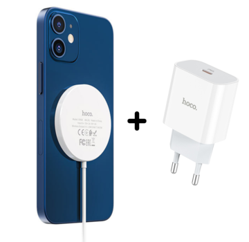Hoco MagSafe Wireless Charger + USB C Charger