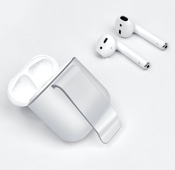 AirPods Beschermer met Bevestigingsclip geschikt voor Apple Airpods 1/ 2