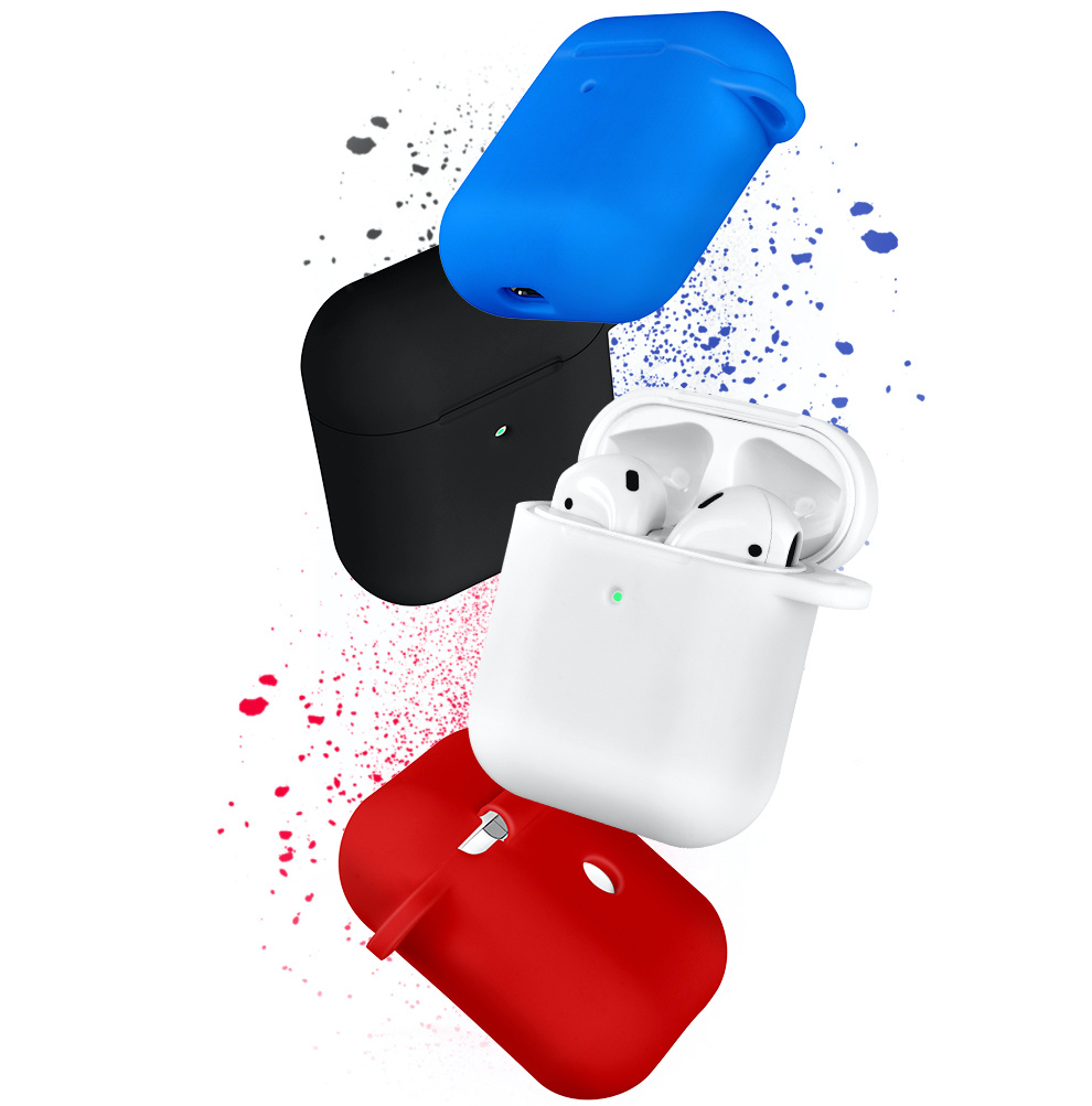 Kleurrijke Siliconen Bescherm Hoesje Cover voor Apple AirPods Case