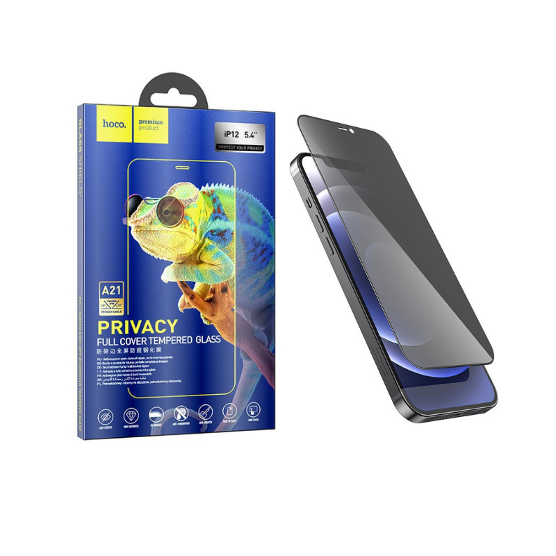 Hoco Hoco Screenprotector iPhone 12 Mini - Privacy - 5.4 Inch