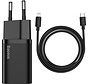 20W USB C Charger with USB C to Lightning Cable - Fast Charger - iPhone Charger - Black