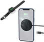 Hoco CW34 - 2 in 1 wireless charger magsafe iPhone 12 / 13 and Apple Watch 4 / 5 / 6 / 7 - Black
