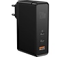 Baseus GaN2 Pro - 120W Charger including 100W USB C Cable - Suitable for Macbook/iPhone/Samsung/iPad/Tablet - Black