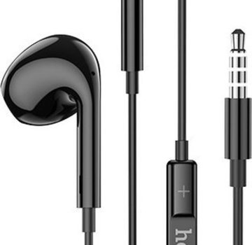 Hoco Hoco M1 Max - In Ear Oordopjes - Oortjes met draad en microfoon - 120cm kabel - Zwart