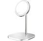 Hoco Desk Holder Wireless Charging 15W for Apple MagSafe Silver