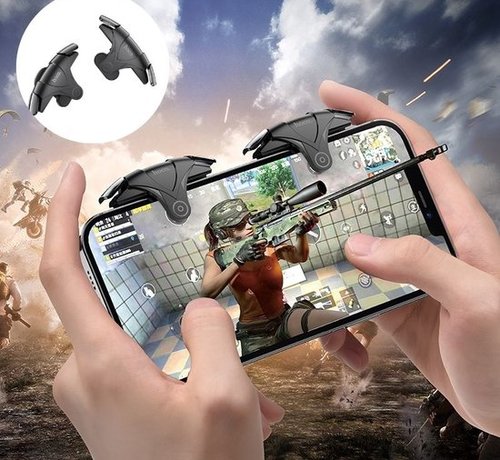 Hoco GM5 - Mobile Phone Gaming Trigger (PUBG, FORTNITE, FPS, TPS) - Android / iOS - Black