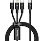 Baseus Rapid PD20W USB-C - 3 in 1 Charging Cable - 1x Lightning 1x USB-C 1x Micro USB