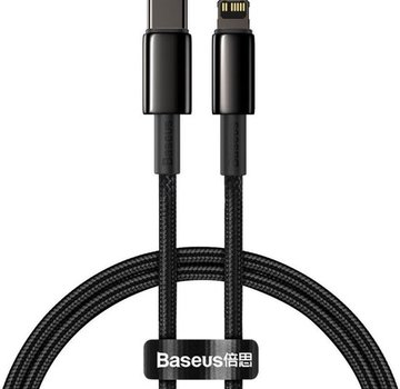 Baseus Baseus Tungsten Gold PD USB-C naar Lightning Kabel Fast Charge 20W 1M