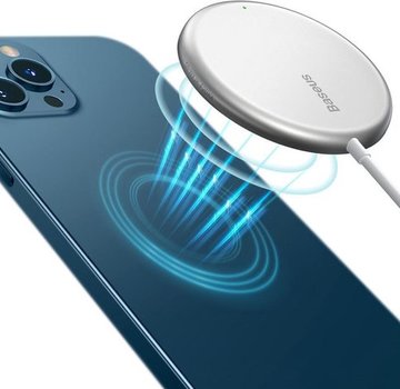 Baseus Baseus Simple 15W Wireless Magnetic Charger for MagSafe White
