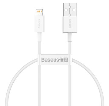 Baseus USB A male to Apple Lightning Cable 25CM | 2.4A | White