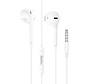 In Ear Earphones - Wired Earbuds with Microphone - 3.5mm Jack Connection - 120cm Cable - White
