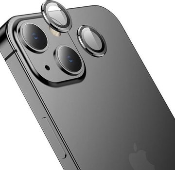 Hoco iPhone 13 / iPhone 13 Mini Camera Tempered Glass Black