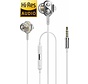 UiiSii DT800 Wit - Hi-Res in-ear oortjes van professionele studio kwaliteit - Dual Balance