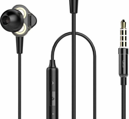 UiiSii DT800 Zwart - Hi-Res in-ear oortjes van professionele studio kwaliteit - Dual Balan