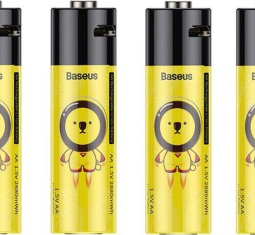Baseus rechargeable batteries AA - 4 pieces - High Capacity