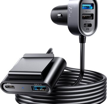 Joyroom  Joyroom car charger with 72W - USB-A and USB-C ports