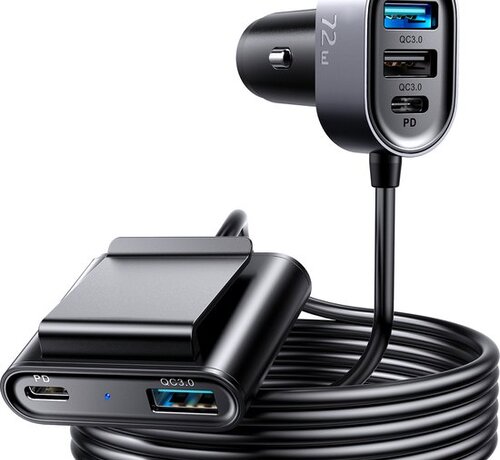 Joyroom  Joyroom autolader met 72W - USB-A en USB-C poorten