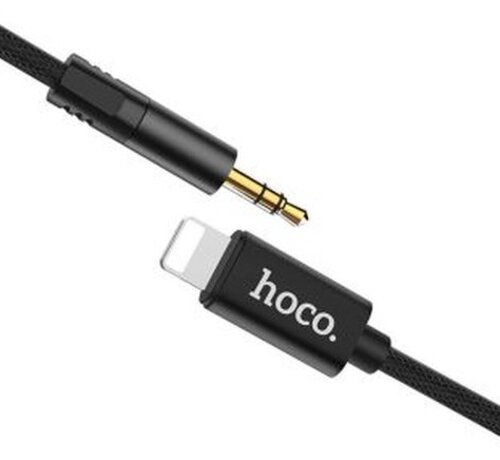 Hoco Hoco Apple iPhone Compatible Lightning Aux Adapter jack 3.5mm naar Lightning Voor Muziek Luisteren en Bellen met Bluetooth Functie Geschikt voor iPhone 7-8-X-Xs-11-11pro-12-12pro-12mini/13/13mini/13pro/13max- Wit 47578
