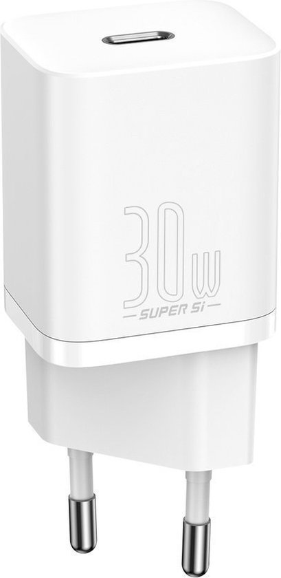 Baseus Baseus Super Si Oplader wit - 30W 1C EU