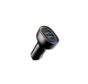 Joyroom Car Charger with USB C and USB A - Fast Charger - 70W - RGB - Black