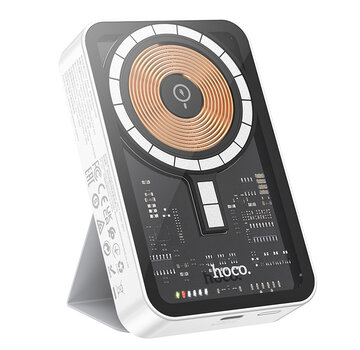 Hoco Hoco Q10A Powerbank 10000 mAh - Wireless Charger suitable for MagSafe - 20W - White