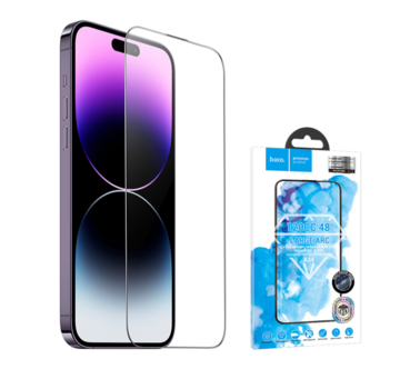 Hoco HOCO iPhone 14 Pro Max Screen Protector Glass - Dust Proof - Anti Scratch