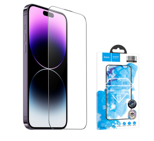 Hoco HOCO iPhone 14 Pro Max Screen Protector Glass - Dust Proof - Anti Scratch