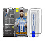 BLUEO Gorilla Glasfolie Ultra Clear - Screenprotector iPhone 12 / 12 Pro - 9H Gehard Glas - met Installatieframe