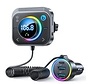 Joyroom Bluetooth Muziek FM Transmitter Handsfree Bellen met BassBooster en Snellader Zwart [USB-C & USB-A]