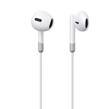 Joyroom  In Ear Earbuds - Wired Earphones with Microphone - 3.5mm AudioJack - 120cm Cable - White