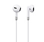 In Ear Earbuds - Wired Earphones with Microphone - 3.5mm AudioJack - 120cm Cable - White