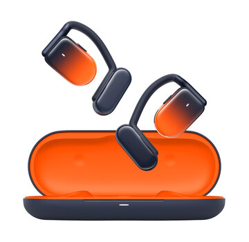 Joyroom  Joyroom Open Ear - Bluetooth Oordopjes - Oortjes Draadloos - Draadloze Oortjes Bluetooth - IPX5 Waterbestendig - Oranje