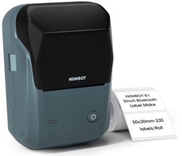 Niimbot  Niimbot - B1 - Labelprinter - Labelmaker - Space Blue - Smart - Bluetooth - Print Breedte 20-50mm - Lichtgewicht - Direct Thermisch - 203dpi - 1500mAh