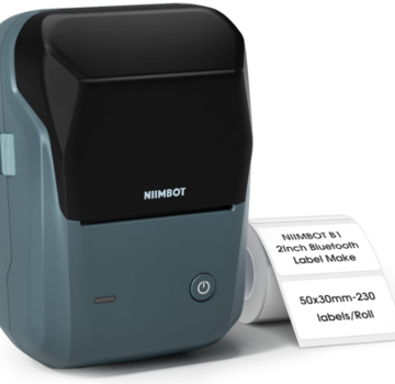 Niimbot  Niimbot - B1 - Labelprinter - Labelmaker - Space Blue - Smart - Bluetooth - Print Breedte 20-50mm - Lichtgewicht - Direct Thermisch - 203dpi - 1500mAh