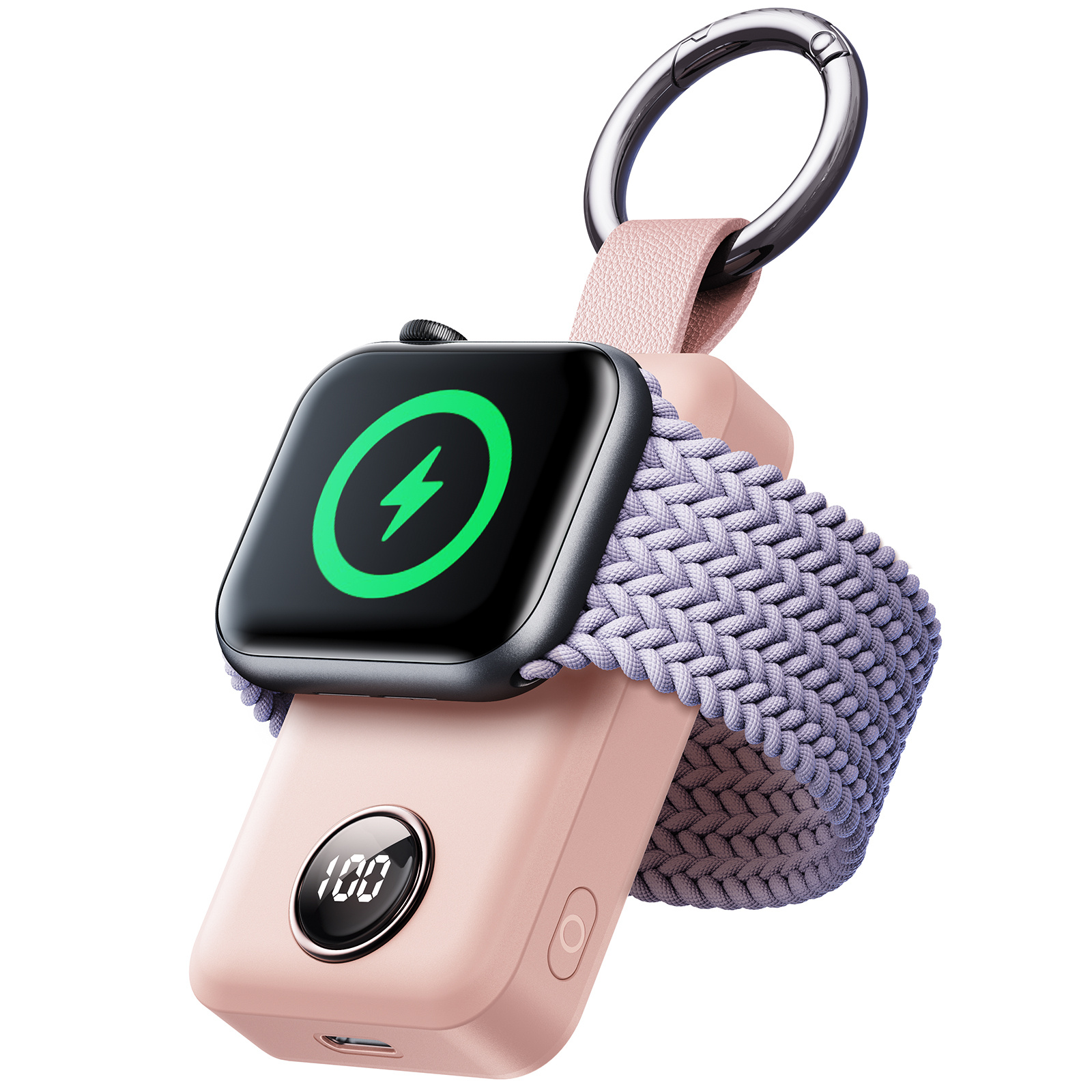 Joyroom  Joyroom Powerbank 2000mAh Geschikt voor Apple Watch - Roze