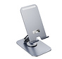 Hoco PH50 Plus | Verstelbare Opvouwbare Bureau Houder | Universeel voor Smartphone, Tablet en iPad | Geschikt voor 4.5 tot 12.9 Inch Apparaten | Grijs