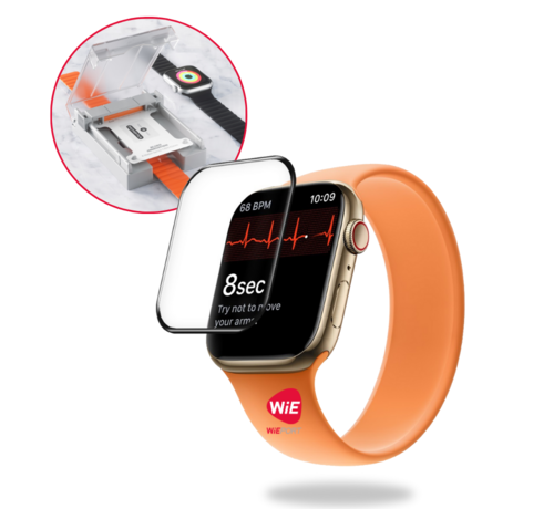 Blueo BLUEO 44mm Screen Protector Suitable for Apple Watch S7 / S8 / S9 with Applicator