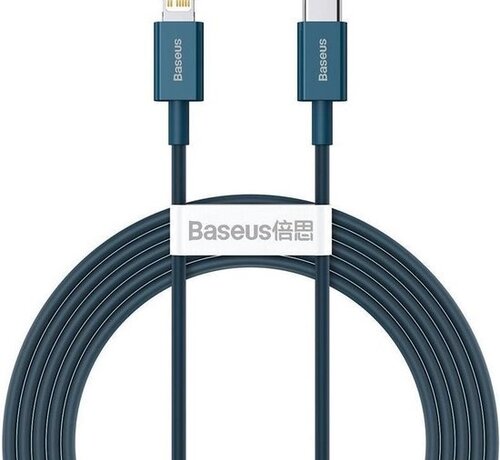 Baseus Baseus Superior Series USB-C to Apple Lightning PD 20W 2 Meter Blue