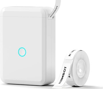 Niimbot  Niimbot - D110 White - Label Printer - Label Maker - Wireless - Lightweight - Direct Thermal - 203dpi - 1500mAh - Print Width 15mm