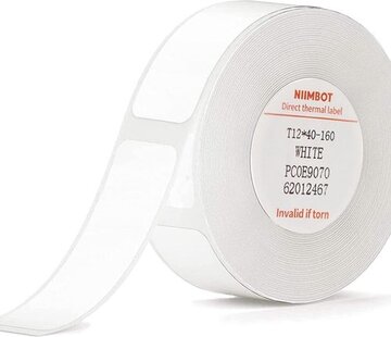 Niimbot  Niimbot - D11/D110/D101/H1S - Labels/Etiketten - 12*40mm - Wit - 1 Rol