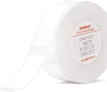 Niimbot  Niimbot - D11/D110/D101/H1S - Labels/Etiketten - 15*30mm - Wit - 1 Rol