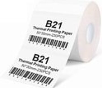 Niimbot  Niimbot Labels - Labels - For B21 - 50 x 30 mm - 230 sheets - White