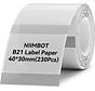 Niimbot - Labels/Labels B21/B1 - 40x30mm - 230 sheets - Transparent