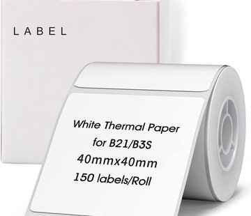 Niimbot  Niimbot Labels/Etiketten - B21/B1/B3S - 40x40mm - Wit - 180 vellen