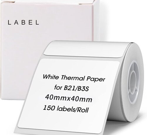 Niimbot  Niimbot Labels/Labels - B21/B1/B3S - 40x40mm - White - 180 sheets