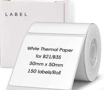 Niimbot  Niimbot Labels - Etiketten - Voor B1/B21 - 50 x 50 mm - 150 vellen - Wit