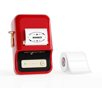 Niimbot  Niimbot - B21 Rood - Labelprinter - Labelmaker - Draadloos - Lichtgewicht - Design - Direct Thermisch - 203dpi - 1200mAh - Print Breedte 25-50mm