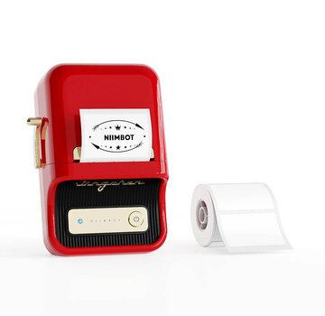 Niimbot  Niimbot - B21 Red - Label Printer - Label Maker - Wireless - Lightweight - Design - Direct Thermal - 203dpi - 1200mAh - Print Width 25-50mm