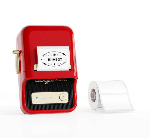 Niimbot  Niimbot - B21 Red - Label Printer - Label Maker - Wireless - Lightweight - Design - Direct Thermal - 203dpi - 1200mAh - Print Width 25-50mm