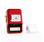 Niimbot - B21 Red - Label Printer - Label Maker - Wireless - Lightweight - Design - Direct Thermal - 203dpi - 1200mAh - Print Width 25-50mm